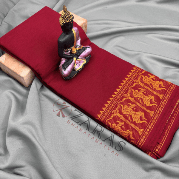 Bharatanatyam Dance Practice Saree