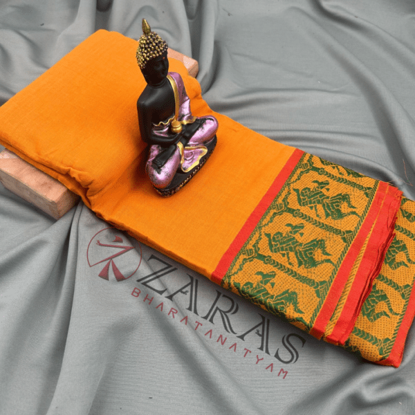 Bharatanatyam Dance Practice Saree