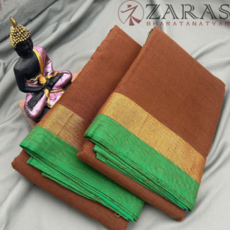Bharatanatyam Dance Practice saree