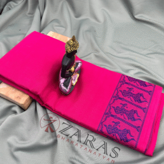 Bharatanatyam Dance Practice Saree