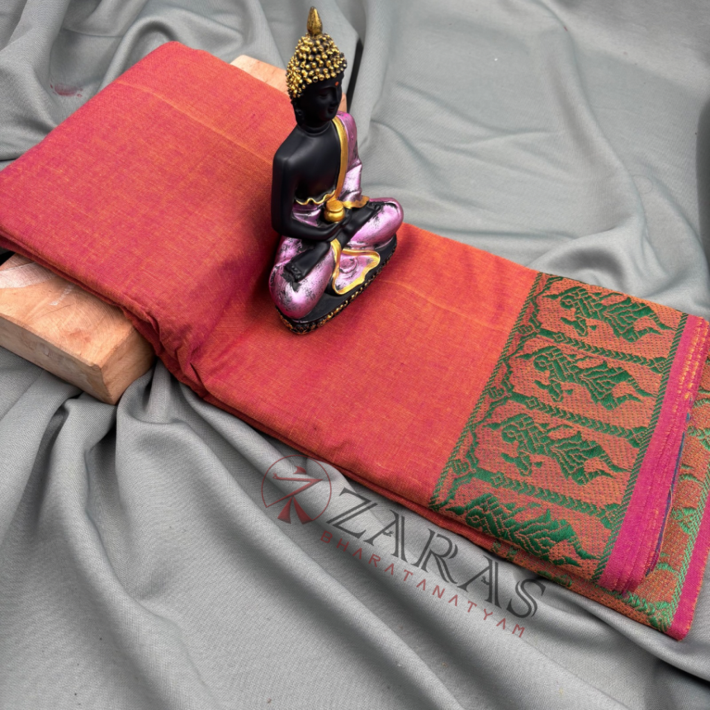 Bharatanatyam Dance Practice Saree