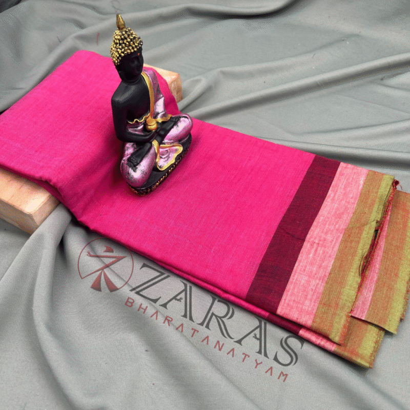 Bharatanatyam Dance Practice Saree