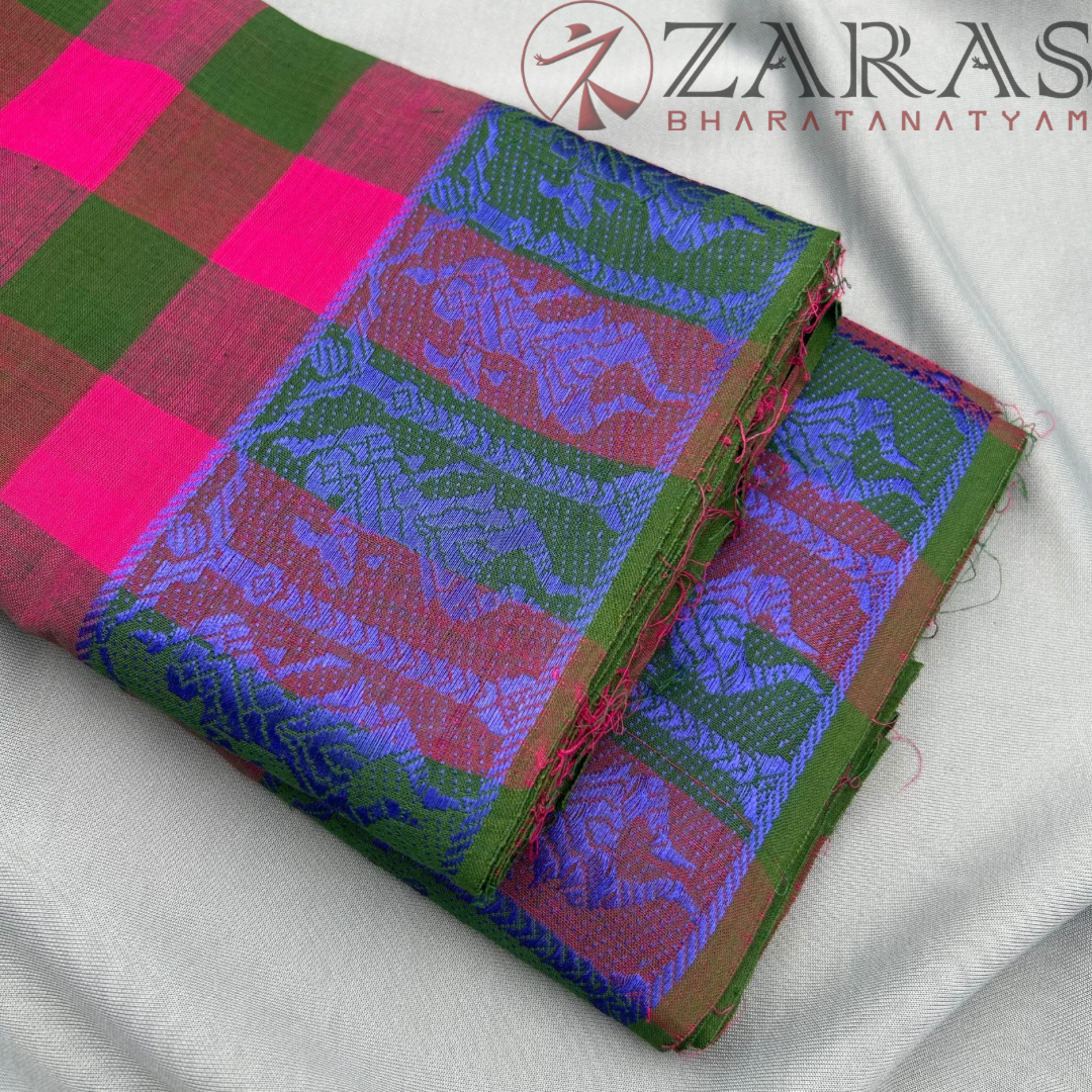 Bharatanatyam Dance Practice saree