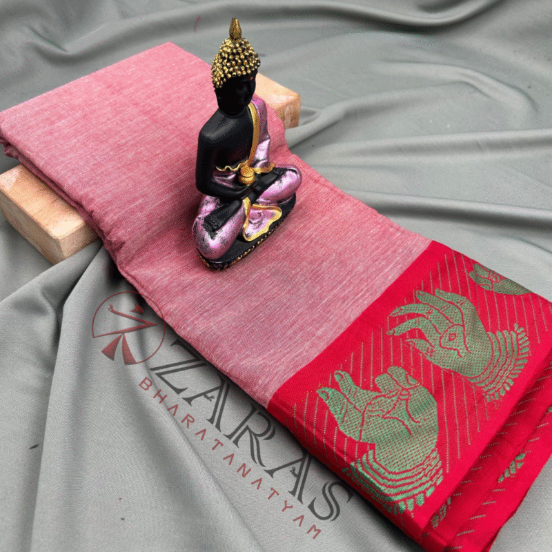 Bharatanatyam Dance Practice Saree
