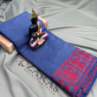 Bharatanatyam Dance Practice Saree