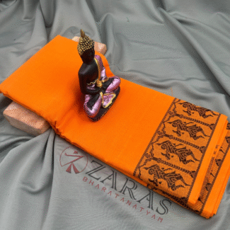 Bharatanatyam Dance Practice Saree