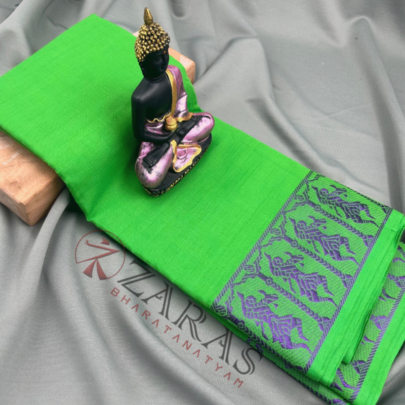 Bharatanatyam Dance Practice Saree