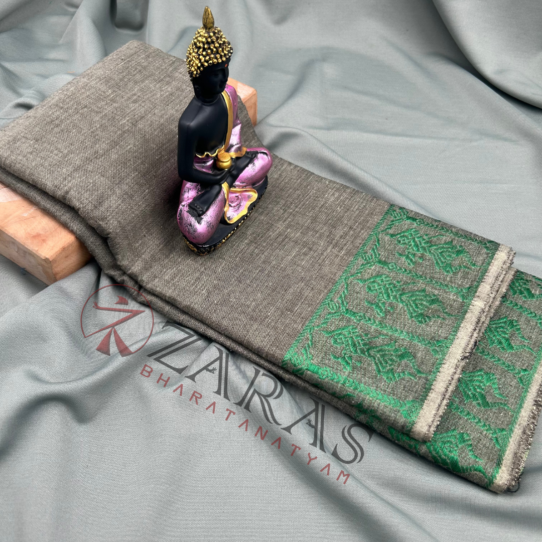 Bharatanatyam Dance Practice Saree