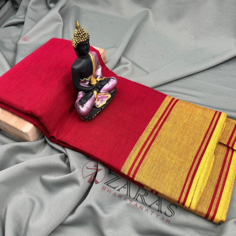 Bharatanatyam Dance Practice Saree