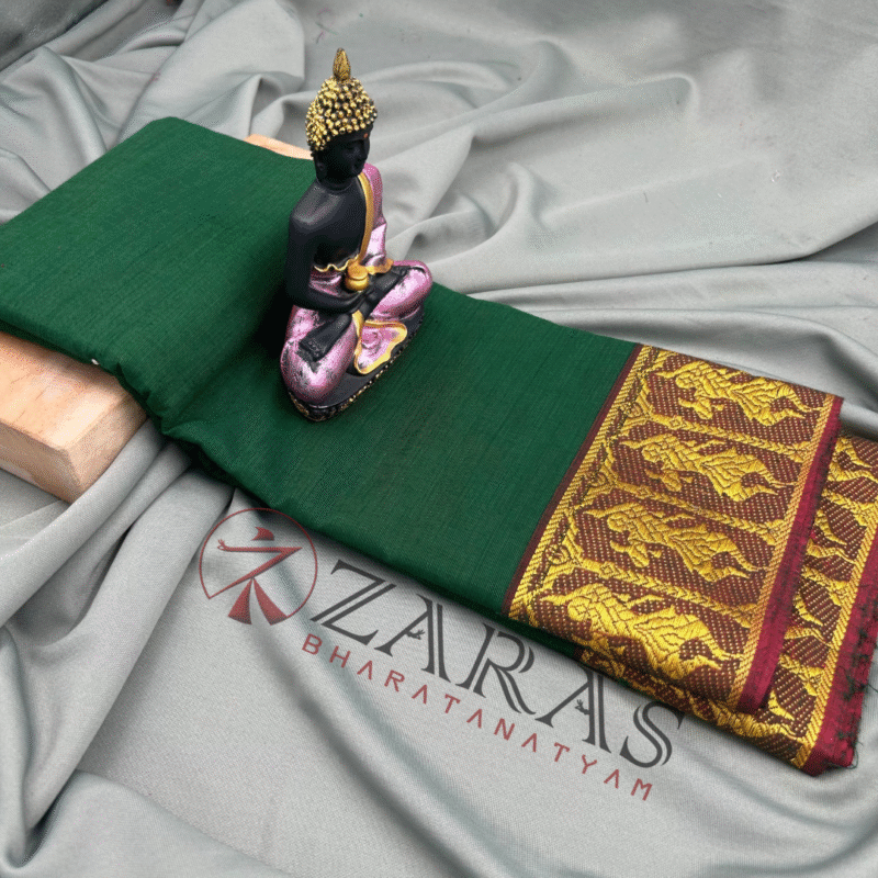 Bharatanatyam Dance Practice Saree