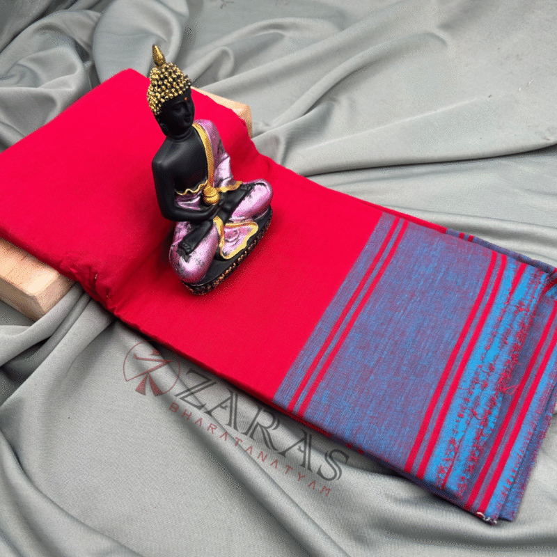 Bharatanatyam Dance Practice Saree