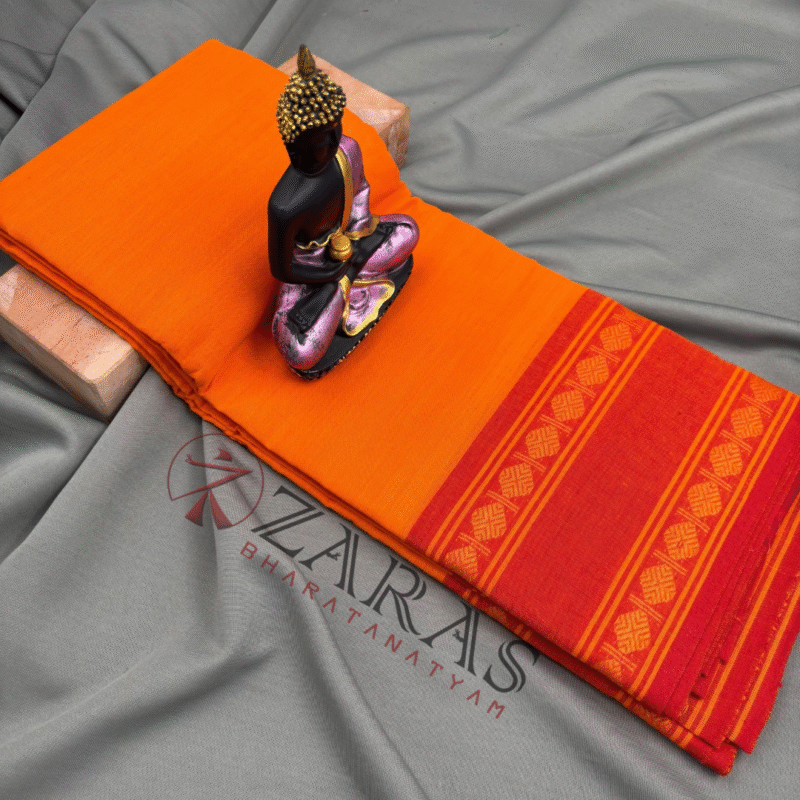Bharatanatyam Dance Practice saree