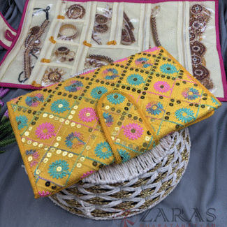 Bharatanatyam Dance Jewellery Bag / Organiser Foldable - No : 1