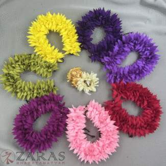 Bharatanatyam dance cloth flower