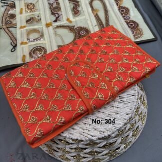 Bharatanatyam Dance Jewellery Bag / Organiser Foldable - No: 304