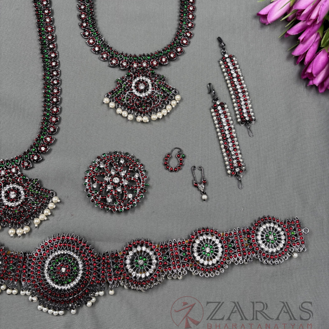 Bharatanatyam Dance Jewellery Kemp Set