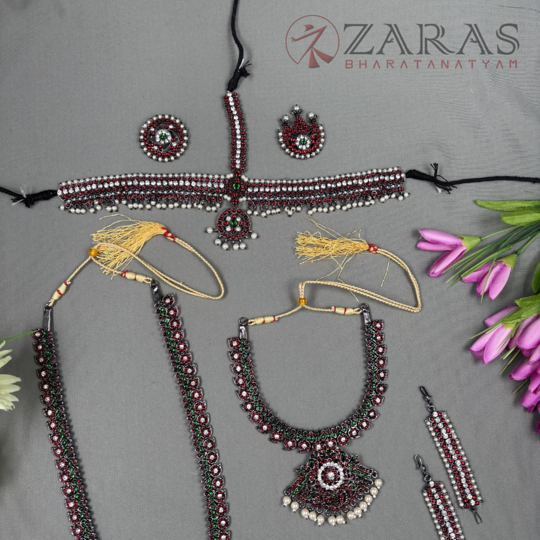 Bharatanatyam Dance Jewellery Kemp Set