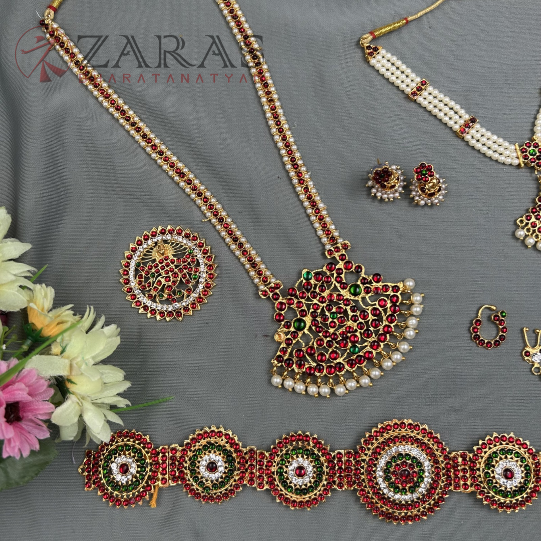 Bharatanatyam Dance Jewellery Full set Bharatanatyam Dance Jewellery Full set
