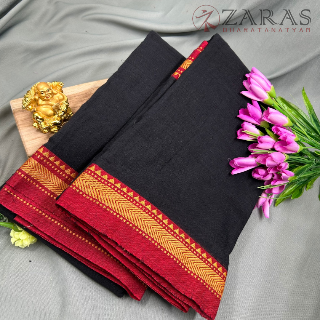 Bharatanatyam Dance Practice saree
