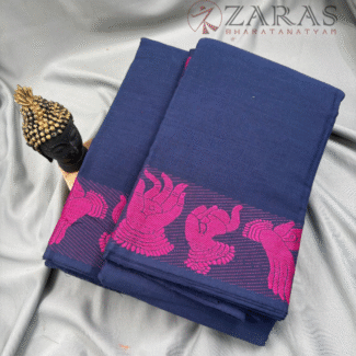 Bharatanatyam Dance Practice Saree