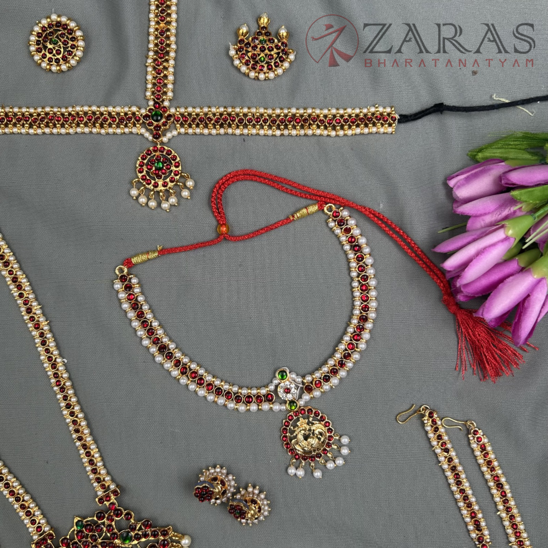 Bharatanatyam Dance Jewellery Full set Bharatanatyam Dance Jewellery Full set