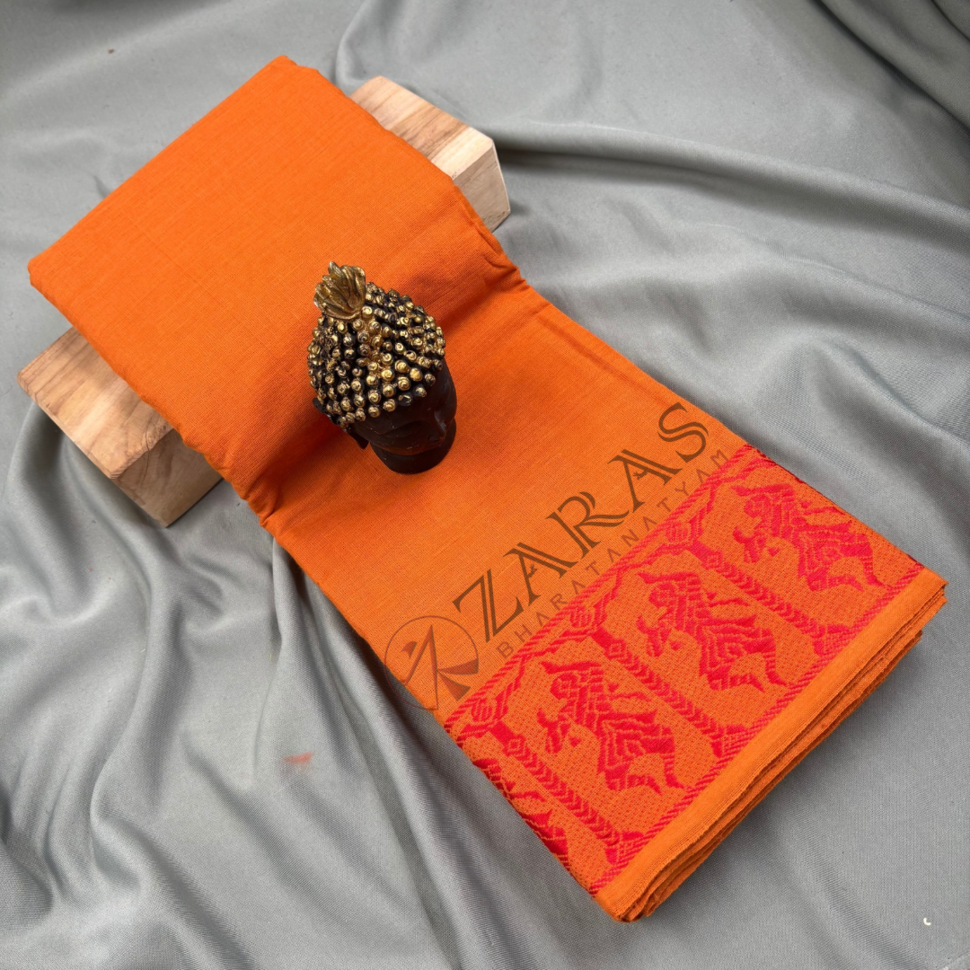 Bharatanatyam Dance Practice Saree