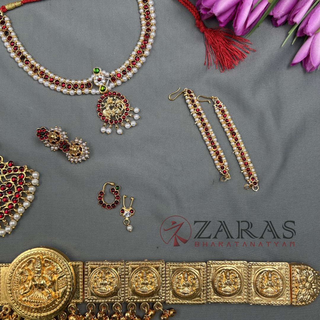 Bharatanatyam Dance Jewellery Full set Bharatanatyam Dance Jewellery Full set
