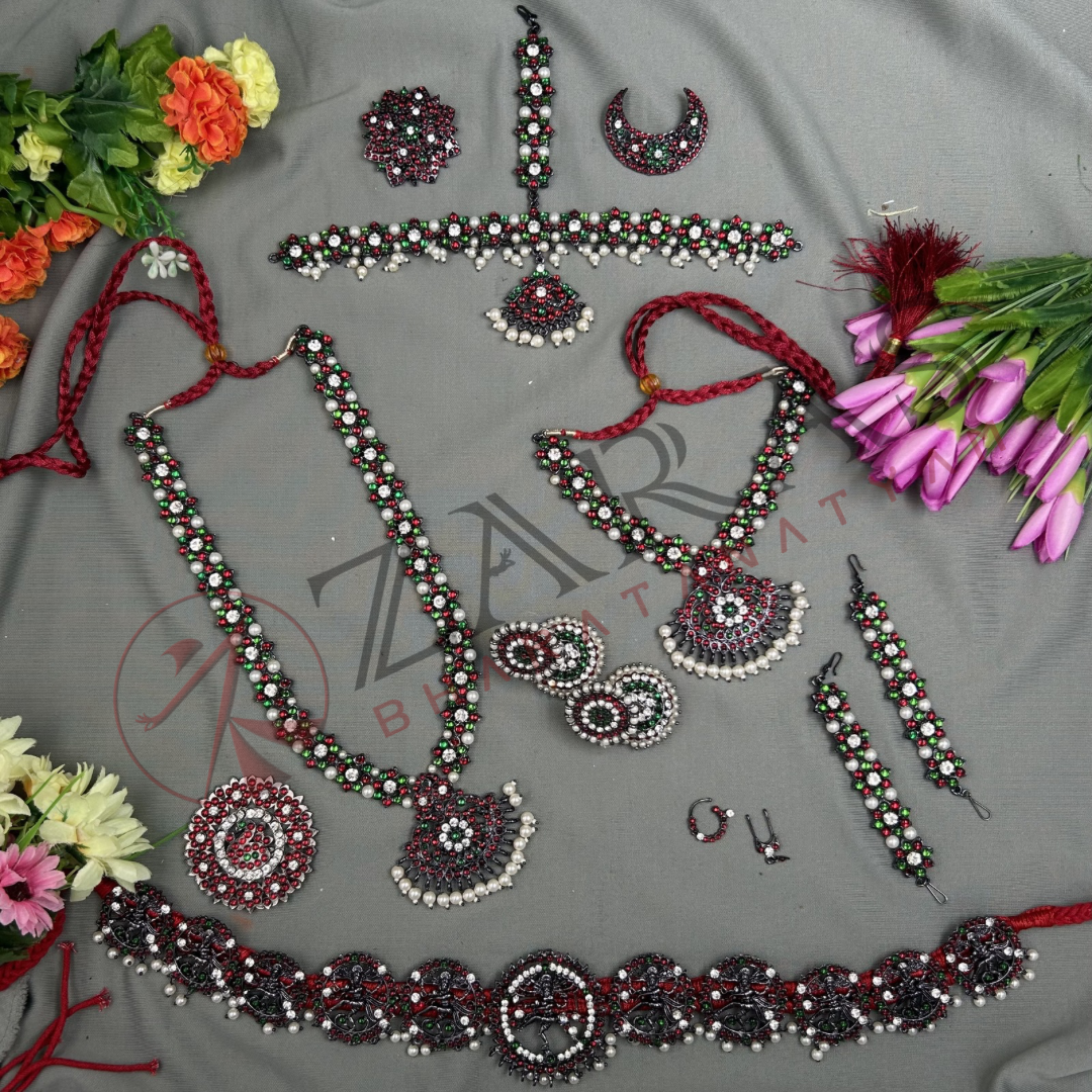 Bharatanatyam Dance Jewellery Full set Bharatanatyam Dance Jewellery Full set