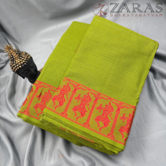 Bharatanatyam Dance Practice Saree
