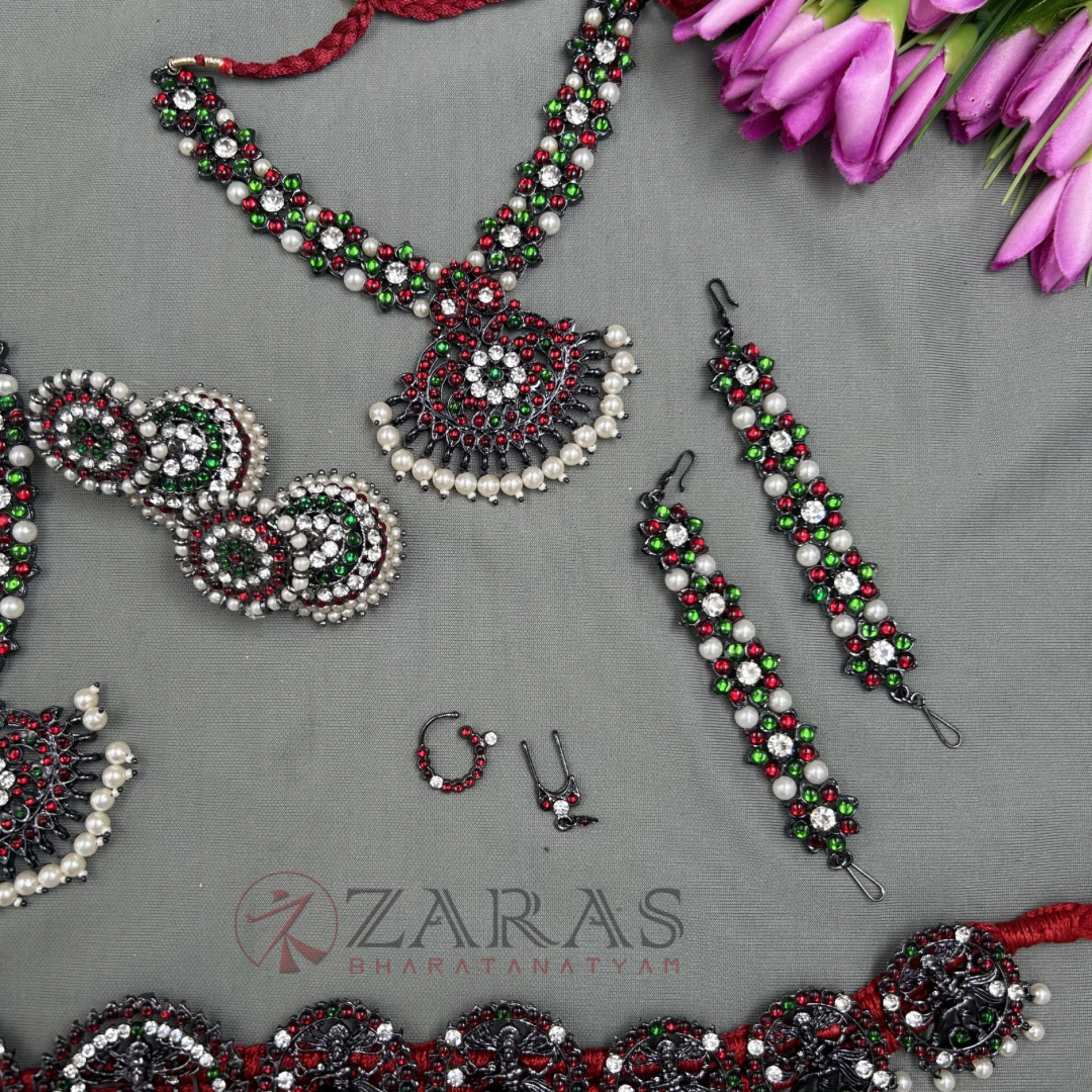 Bharatanatyam Dance Jewellery Full set Bharatanatyam Dance Jewellery Full set