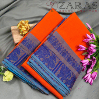 Bharatanatyam Dance Practice saree