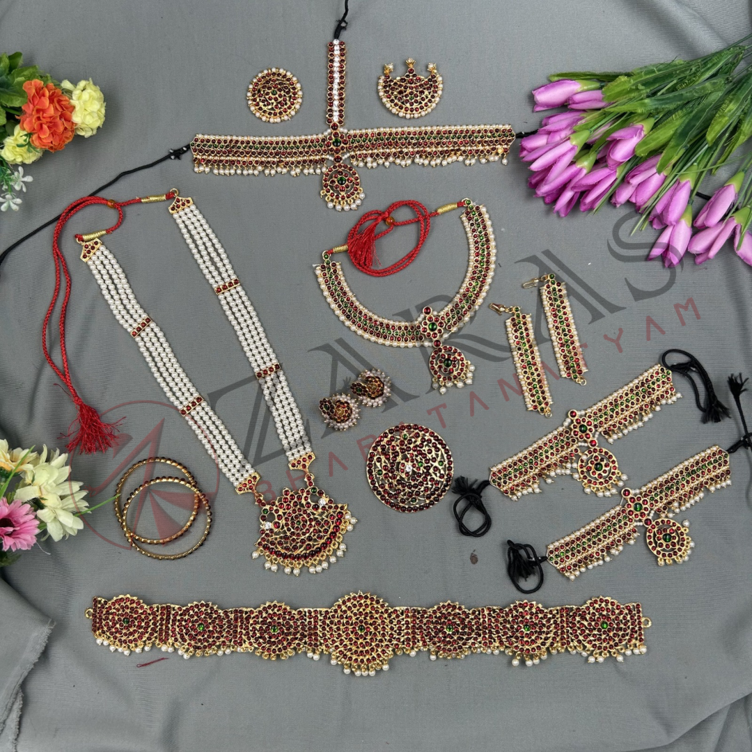 Bharatanatyam Dance Jewellery Full set Bharatanatyam Dance Jewellery Full set