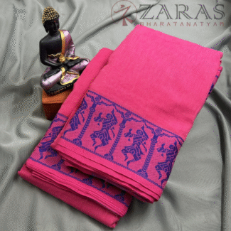 Bharatanatyam Dance Practice saree