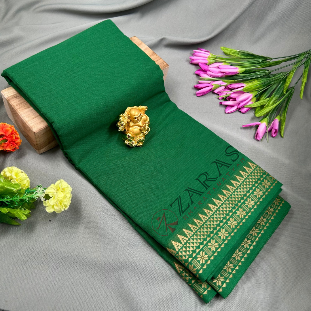 Bharatanatyam Dance Practice saree
