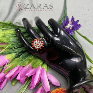 Bharatanatyam dance jewellery ring