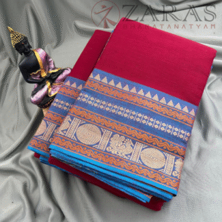 Bharatanatyam Dance Practice saree