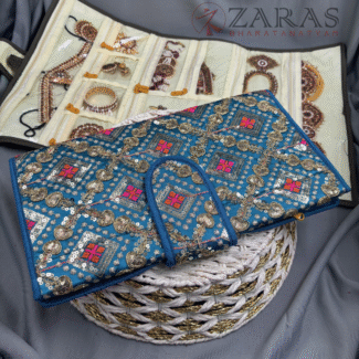 Bharatanatyam Dance Jewellery Bag / Organiser Foldable - No: 116