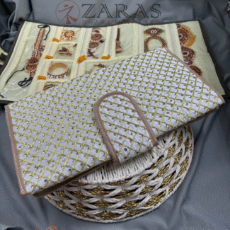 Bharatanatyam Dance Jewellery Bag / Organiser Foldable - No: 213