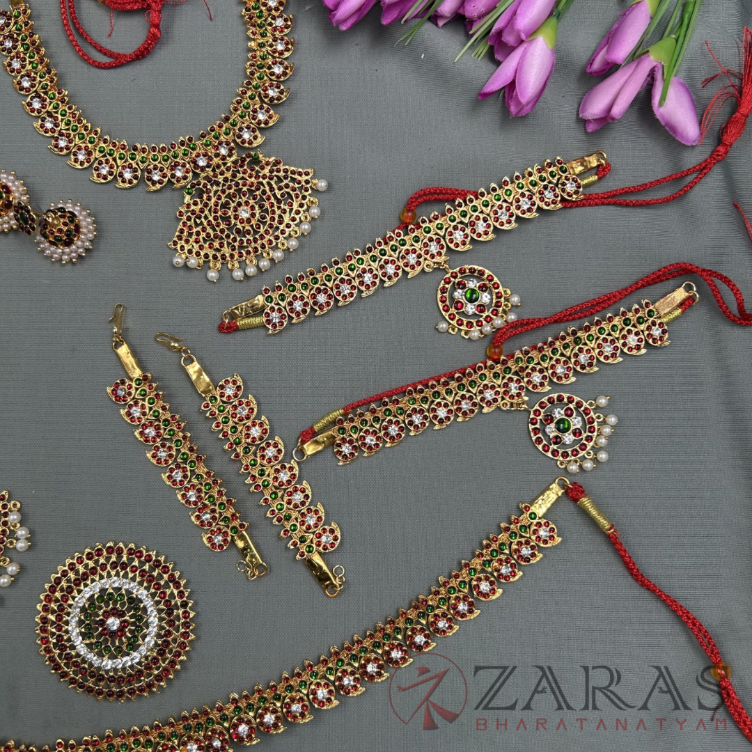 Bharatanatyam Dance Jewellery Full set