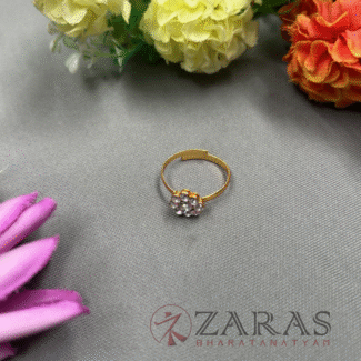 Bharatanatyam dance jewellery ring