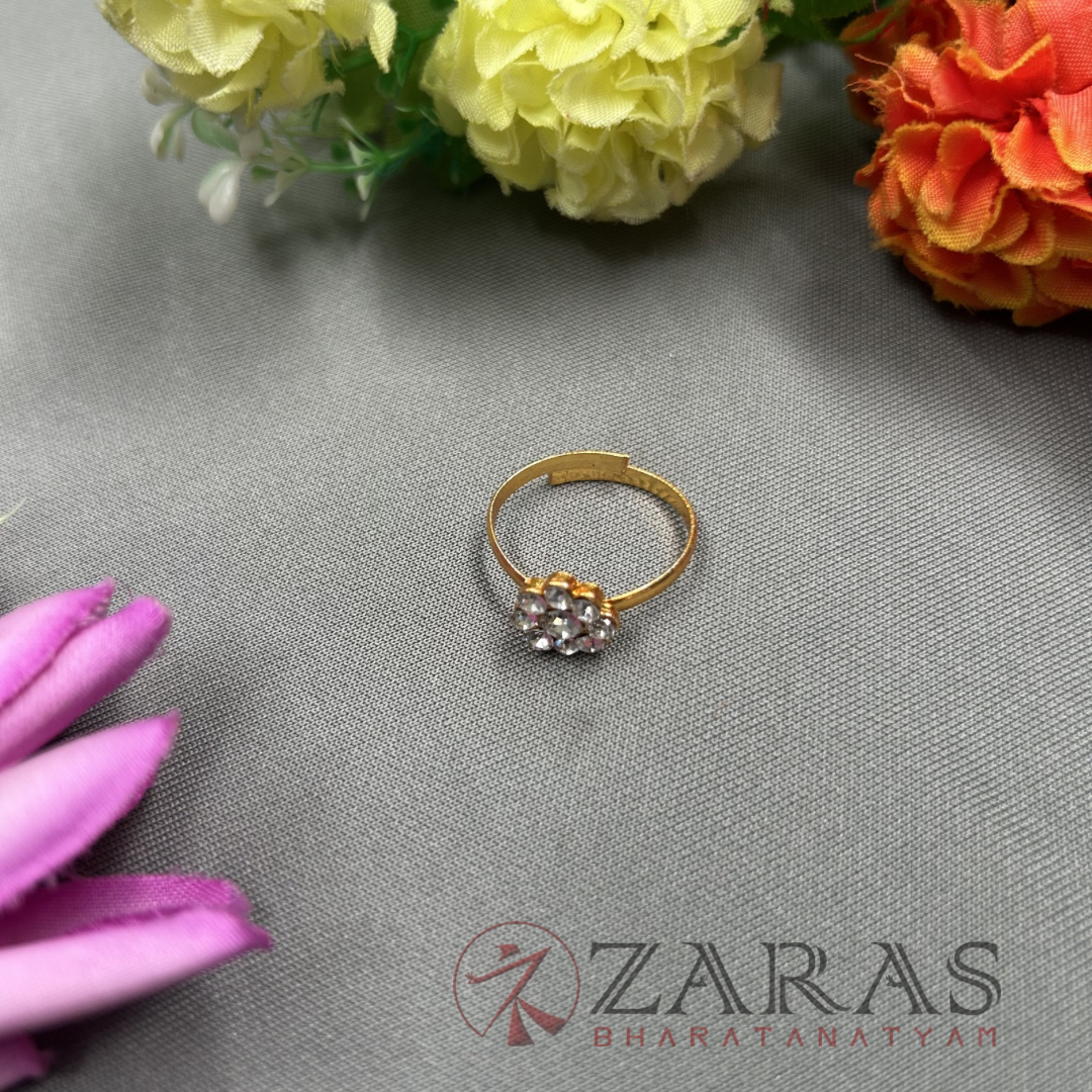 Bharatanatyam dance jewellery ring