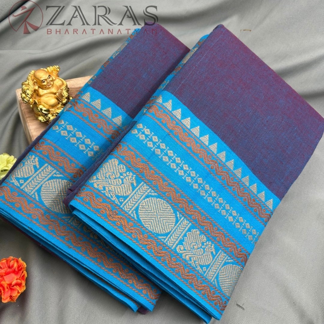 Bharatanatyam Dance Practice saree
