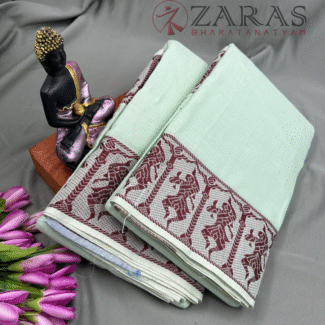 Bharatanatyam Dance Practice Saree