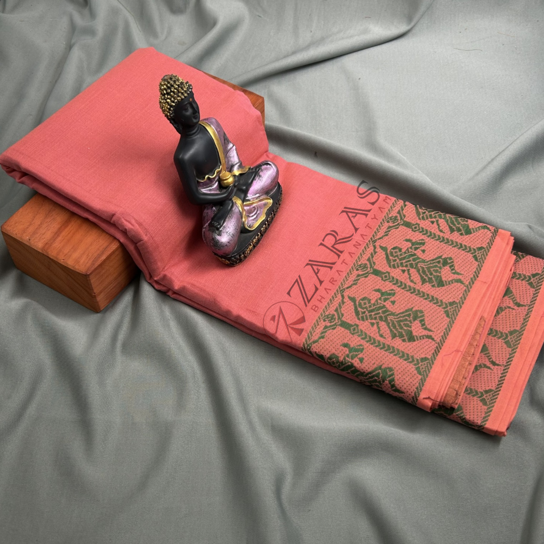 Bharatanatyam Dance Practice saree