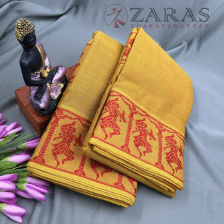 Bharatanatyam Dance Practice Saree