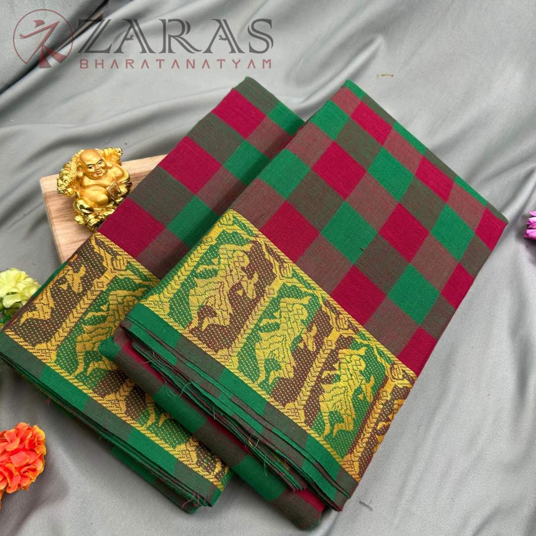 Bharatanatyam Dance Practice saree Bharatanatyam Dance Practice saree