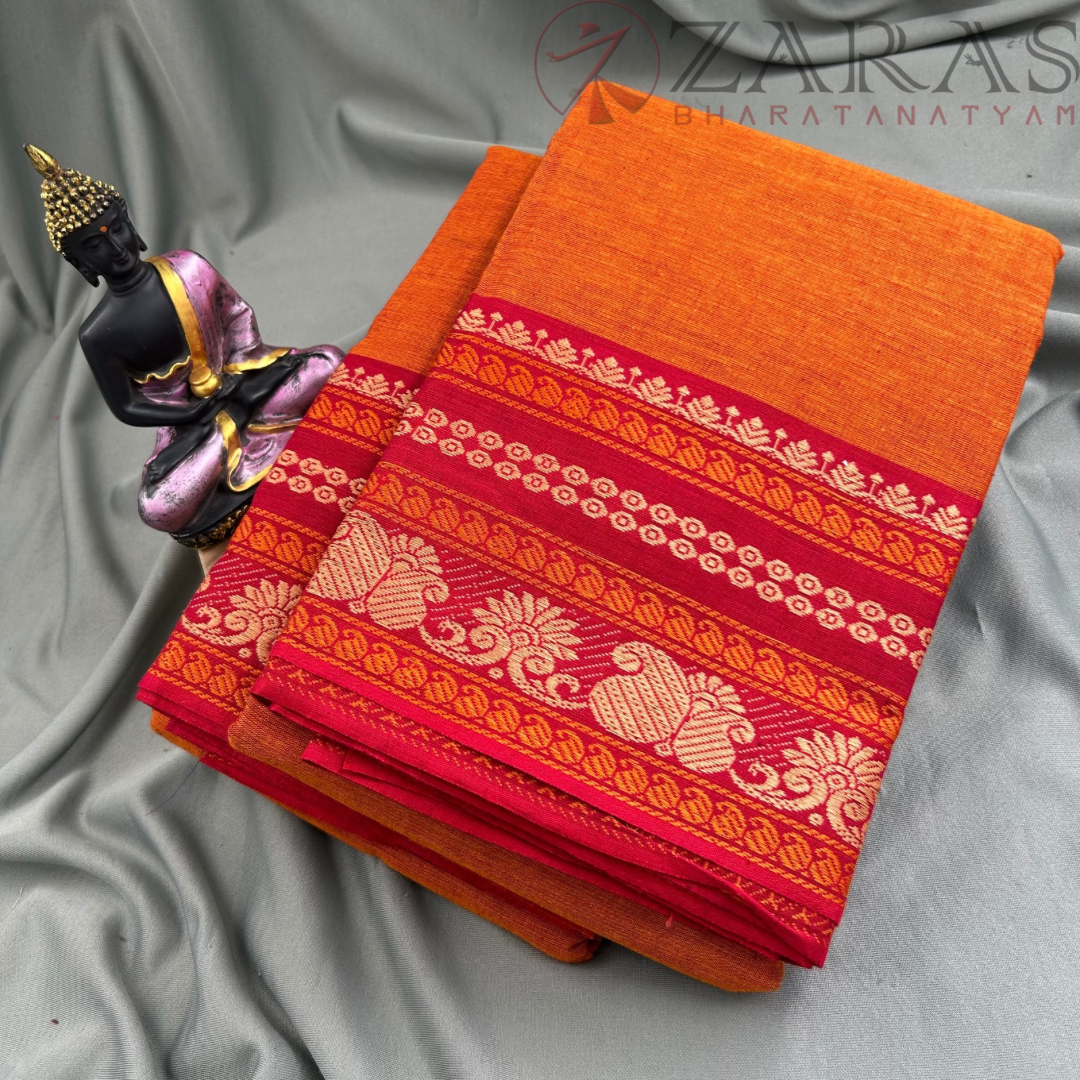 Bharatanatyam Dance Practice saree