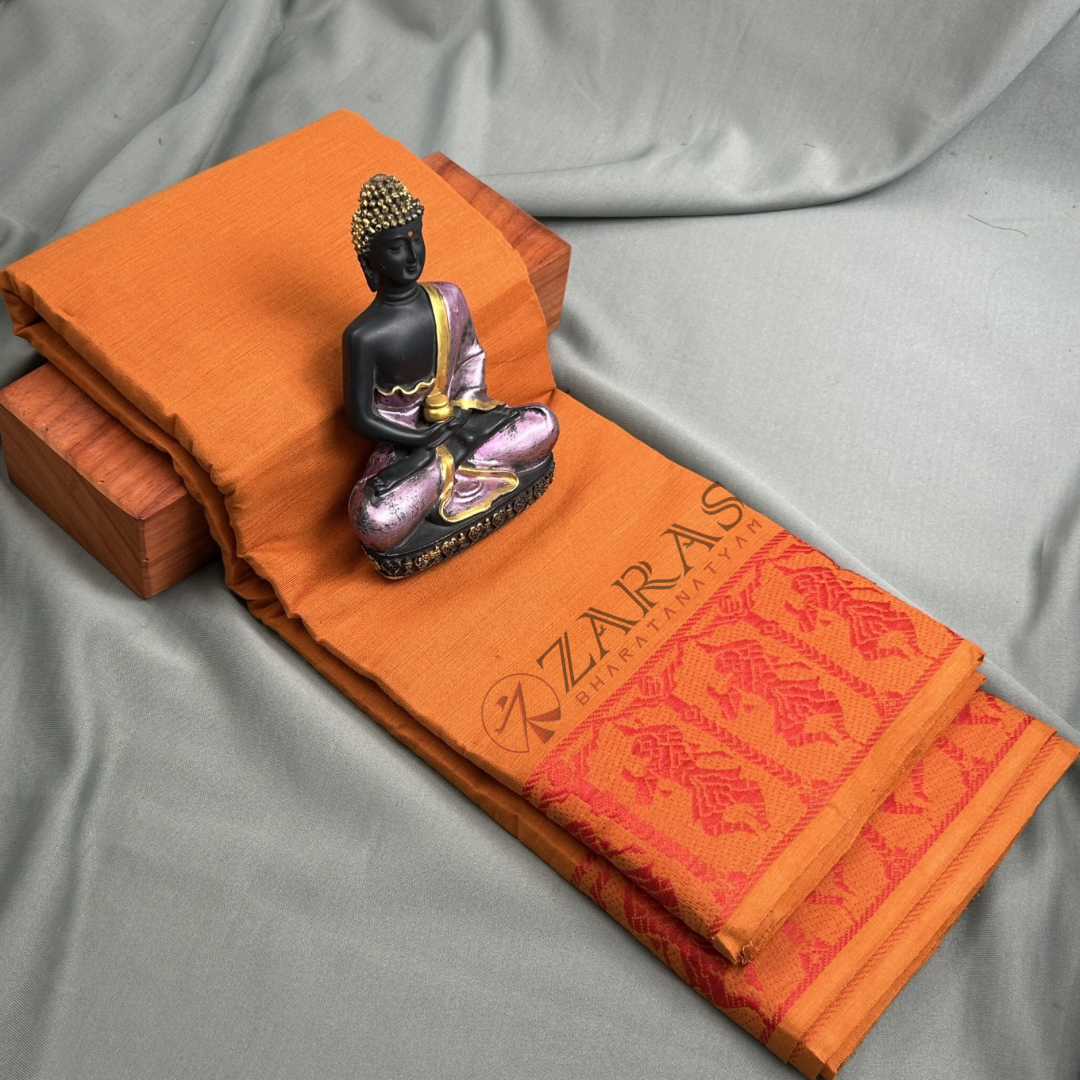 Bharatanatyam Dance Practice saree