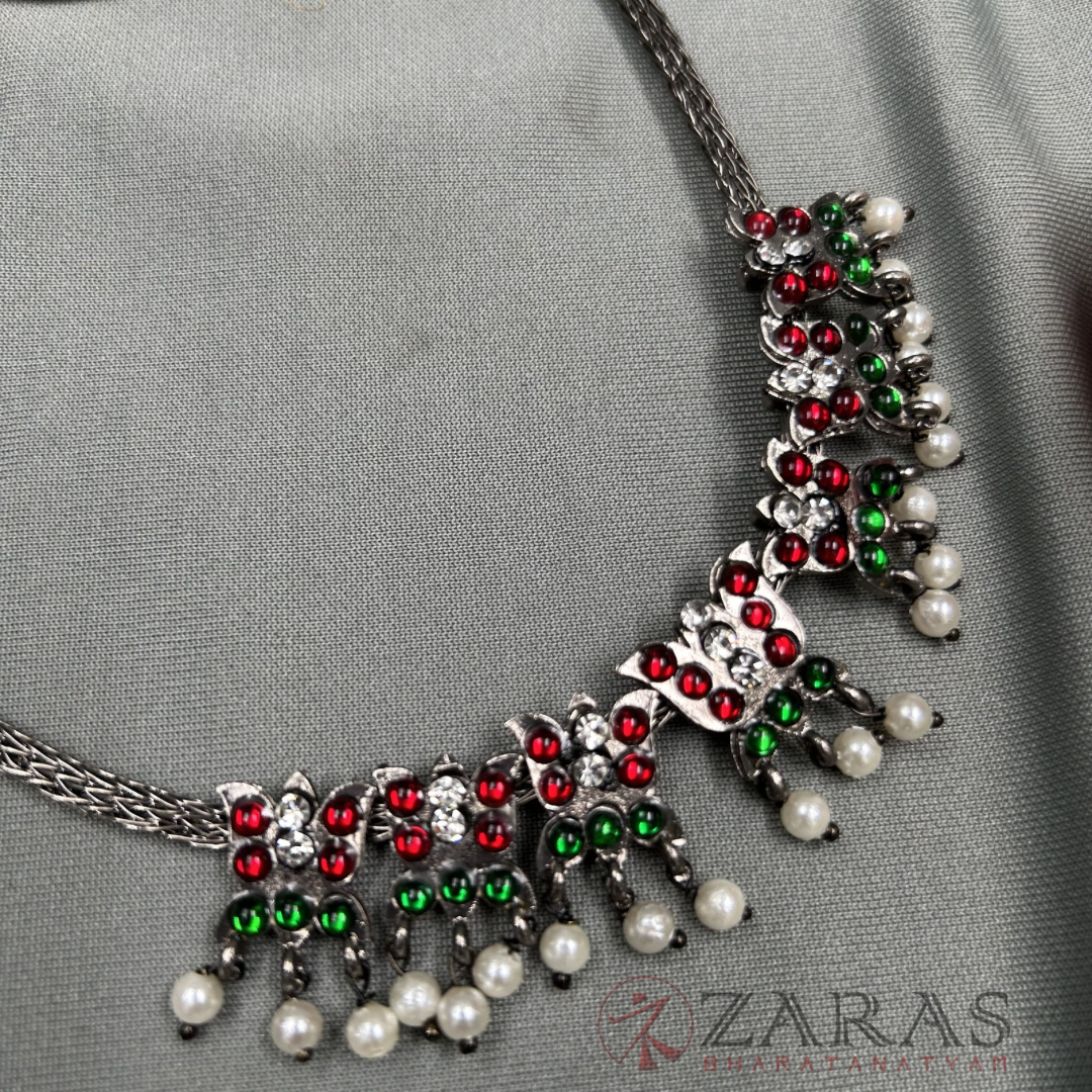 Bharatanatyam kemp Necklace Bharatanatyam kemp Necklace