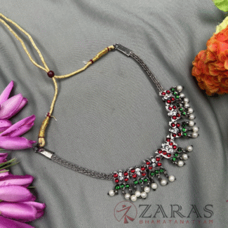 Bharatanatyam kemp Necklace